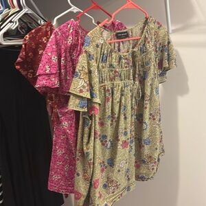 Bundle! 3 short sleeve blouses. Size 26